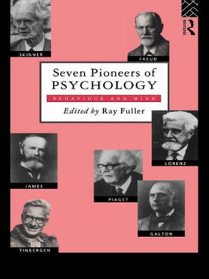 Cover of the book Seven Pioneers of Psychology by David E. Jones