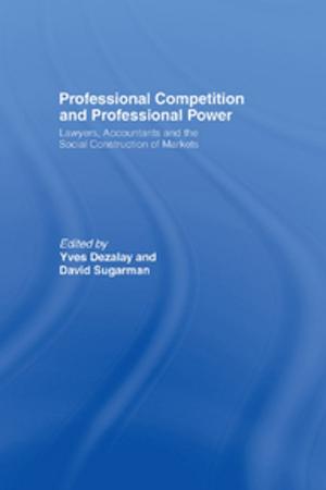Cover of the book Professional Competition and Professional Power by Nicholas Rescher