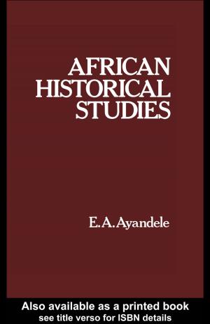 Book cover of African Historical Studies