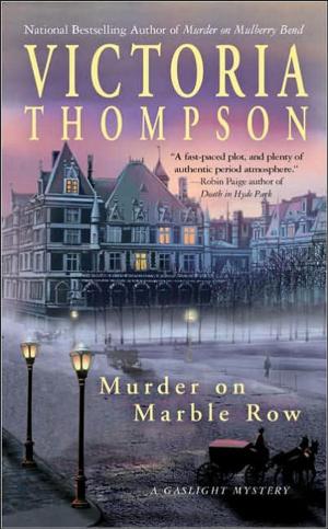 Cover of the book Murder on Marble Row by Christine Clifford