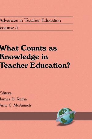 bigCover of the book What Counts as Knowledge in Teacher Education (Volume 5) by 