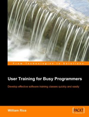 Book cover of User Training for Busy Programmers