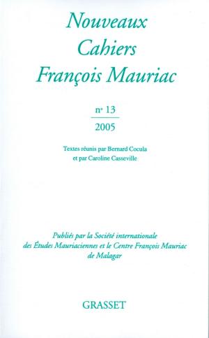 Cover of the book Nouveaux cahiers de François Mauriac N°13 by Michel Onfray