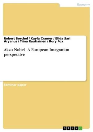 Cover of the book Akzo Nobel - A European Integration perspective by Andreas Schutt