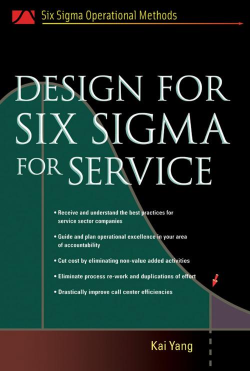 Cover of the book Design for Six Sigma for Service by Kai Yang, McGraw-Hill Education