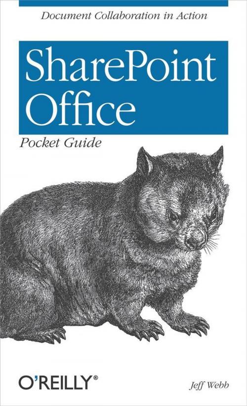 Cover of the book SharePoint Office Pocket Guide by Jeff Webb, O'Reilly Media