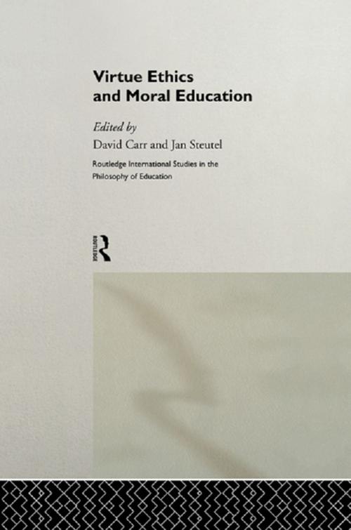 Cover of the book Virtue Ethics and Moral Education by , Taylor and Francis
