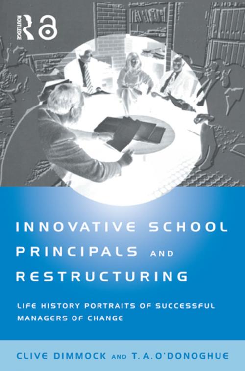 Cover of the book Innovative School Principals and Restructuring by C.A.J. Dimmock, T.A. O'Donoghue, Taylor and Francis