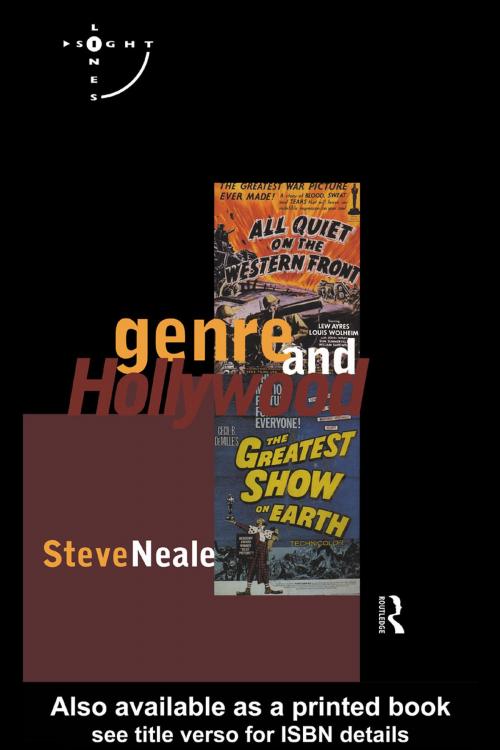 Cover of the book Genre and Hollywood by Steve Neale, Taylor and Francis