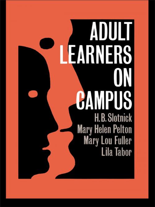 Cover of the book Adult Learners On Campus by H.B. Slotnick, Mary Helen Pelton, Mary Lou Fuller, Lila Tabor, Taylor and Francis
