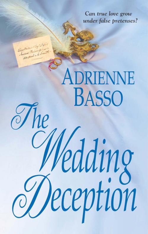 Cover of the book The Wedding Deception by Adrienne Basso, Zebra Books