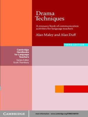 Cover of the book Drama Techniques by IELTS Medical