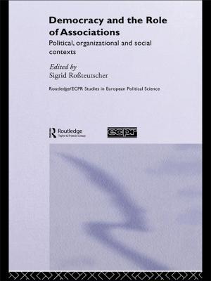 Cover of the book Democracy and the Role of Associations by Ravindra K. Jain