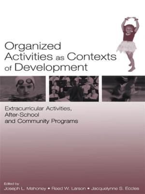 Cover of Organized Activities As Contexts of Development
