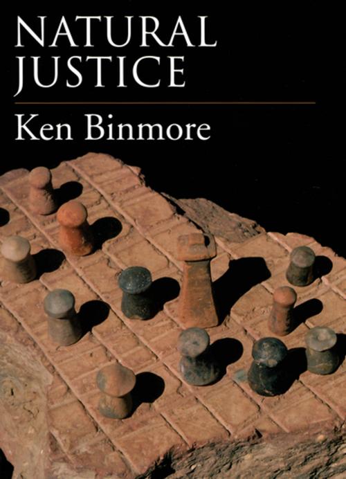 Cover of the book Natural Justice by Ken Binmore, Oxford University Press