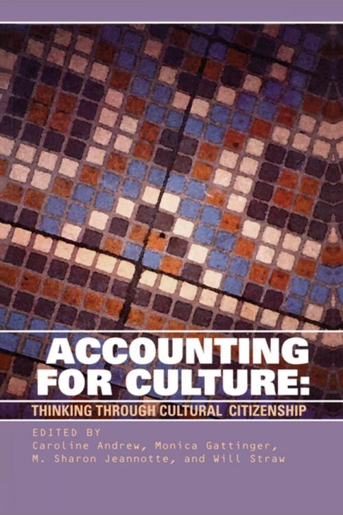 Cover of the book Accounting for Culture by , University of Ottawa Press