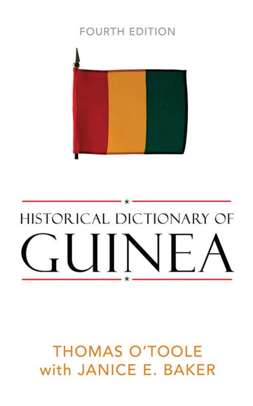 Cover of the book Historical Dictionary of Guinea by Thomas O'Toole, Janice E. Baker, Scarecrow Press