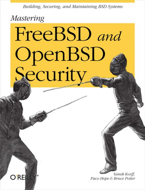 Cover of the book Mastering FreeBSD and OpenBSD Security by Yanek Korff, Paco Hope, Bruce Potter, O'Reilly Media