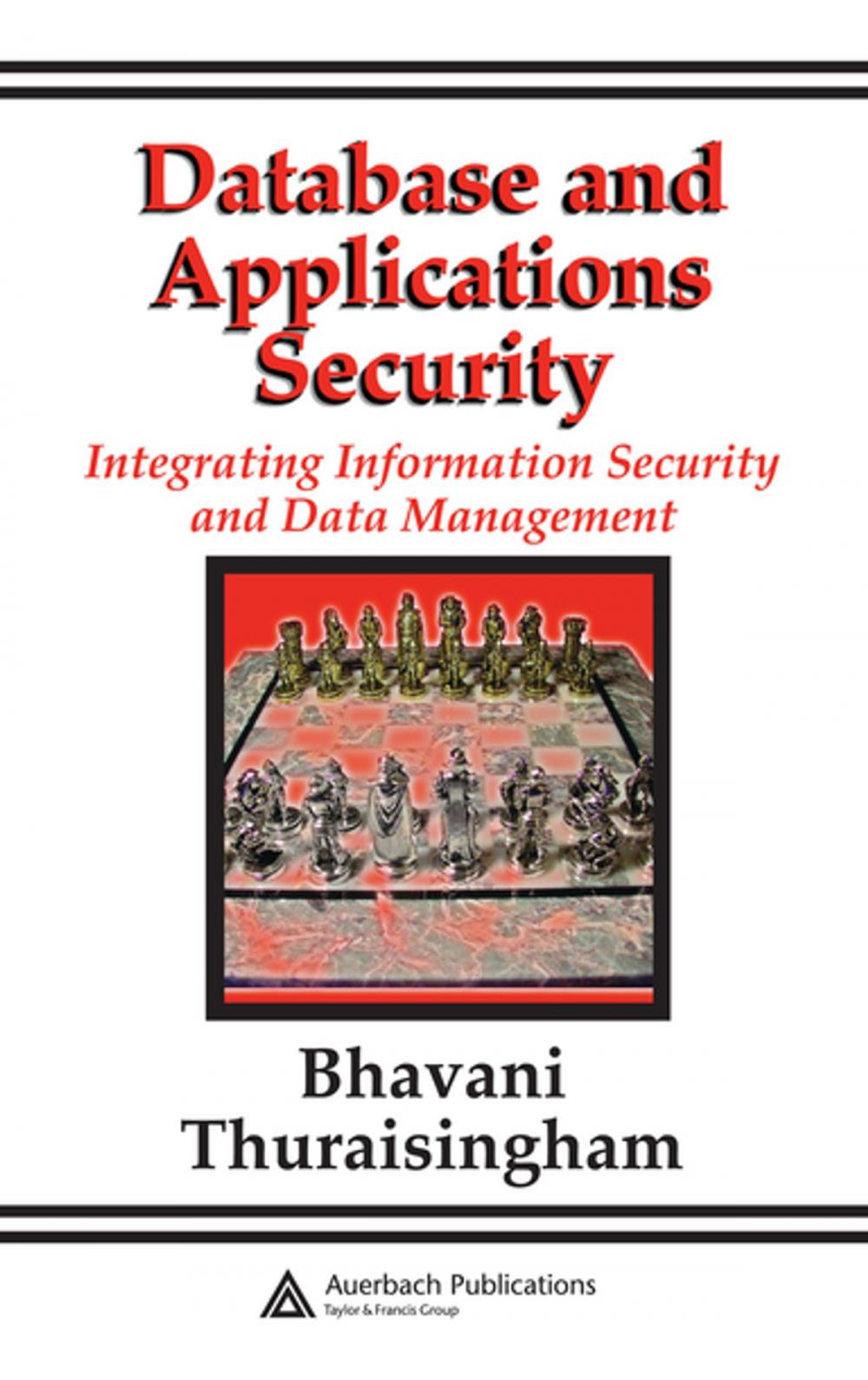 Big bigCover of Database and Applications Security