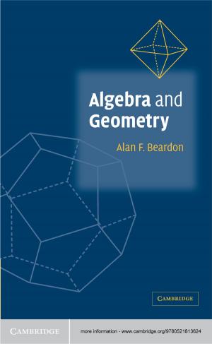 Cover of the book Algebra and Geometry by Iginio Gagliardone