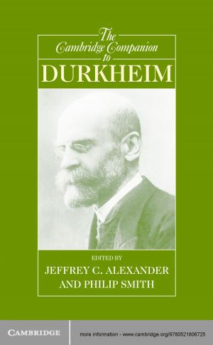 Cover of the book The Cambridge Companion to Durkheim by Daniel J. Henderson, Christopher F. Parmeter