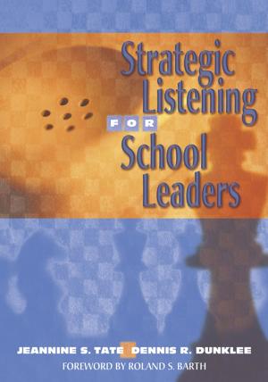 Book cover of Strategic Listening for School Leaders