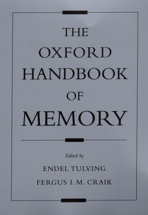 Cover of the book The Oxford Handbook of Memory by , Oxford University Press