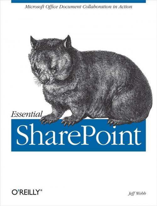 Cover of the book Essential SharePoint by Jeff Webb, O'Reilly Media