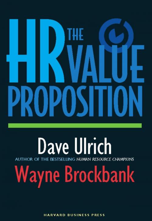 Cover of the book The HR Value Proposition by David Ulrich, Wayne Brockbank, Harvard Business Review Press
