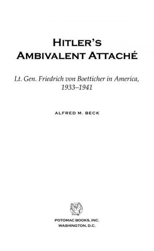Cover of the book Hitler's Ambivalent AttachT by Alfred M. Beck, Potomac Books Inc.