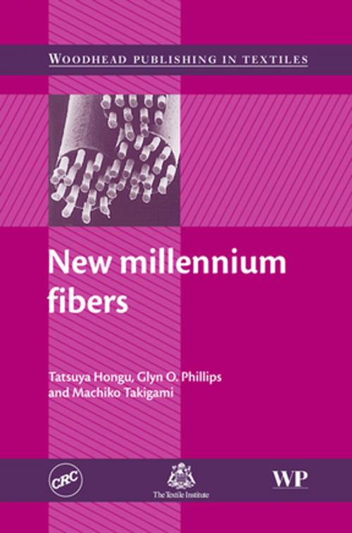 Cover of the book New Millennium Fibers by Tatsuya Hongu, Machiko Takigami, Glyn O. Phillips, Elsevier Science
