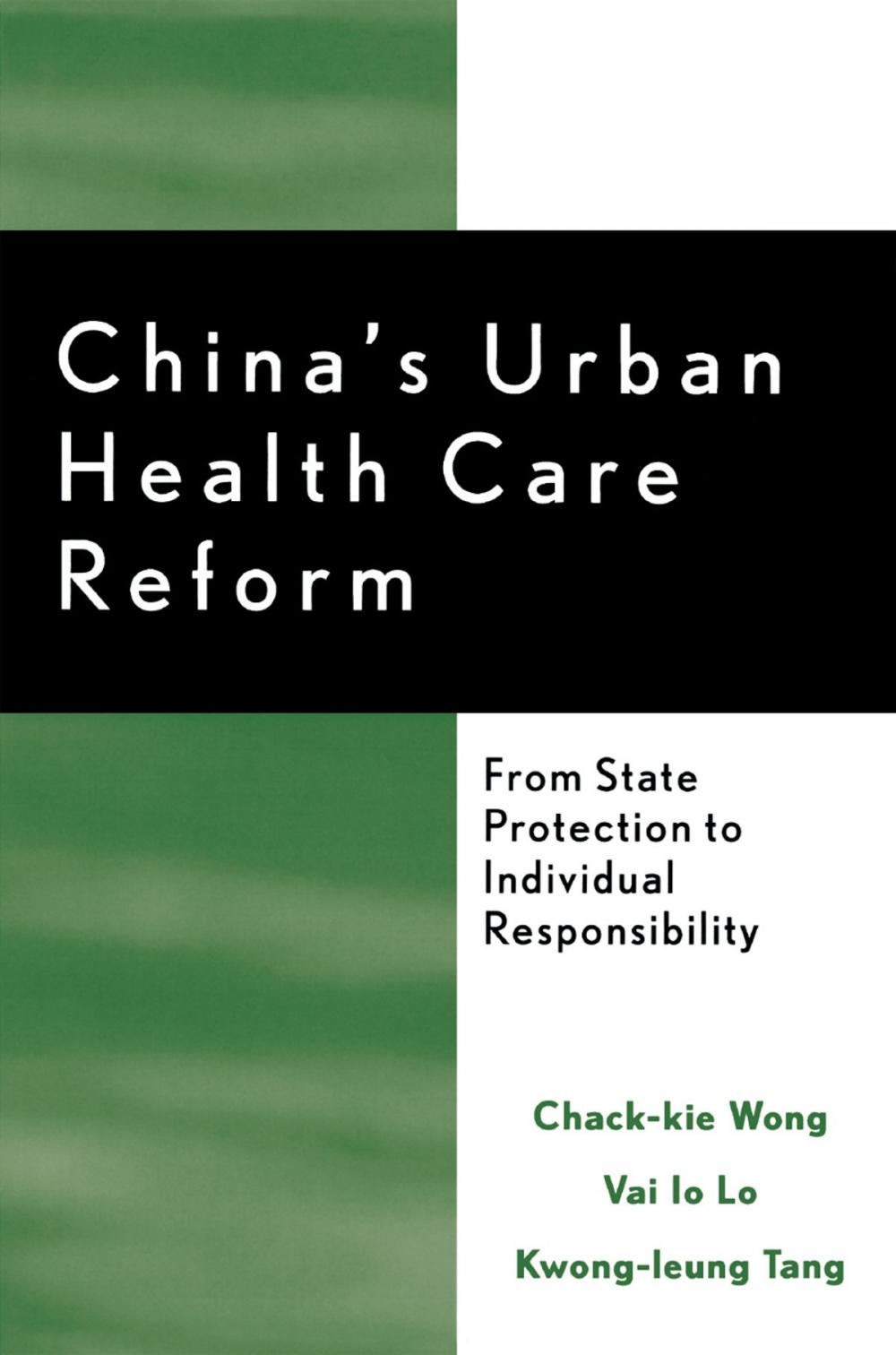 Big bigCover of China's Urban Health Care Reform