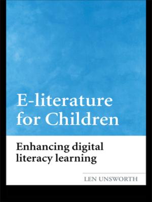 Cover of the book E-literature for Children by Shailaja Fennell, Madeleine Arnot