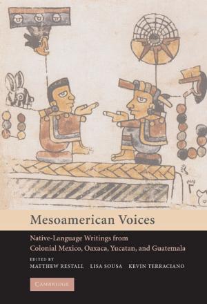 Cover of the book Mesoamerican Voices by Costas P. Grigoropoulos