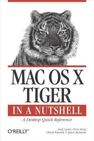 Book cover of Mac OS X Tiger in a Nutshell