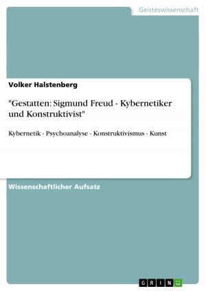 Book cover of 'Gestatten: Sigmund Freud - Kybernetiker und Konstruktivist'