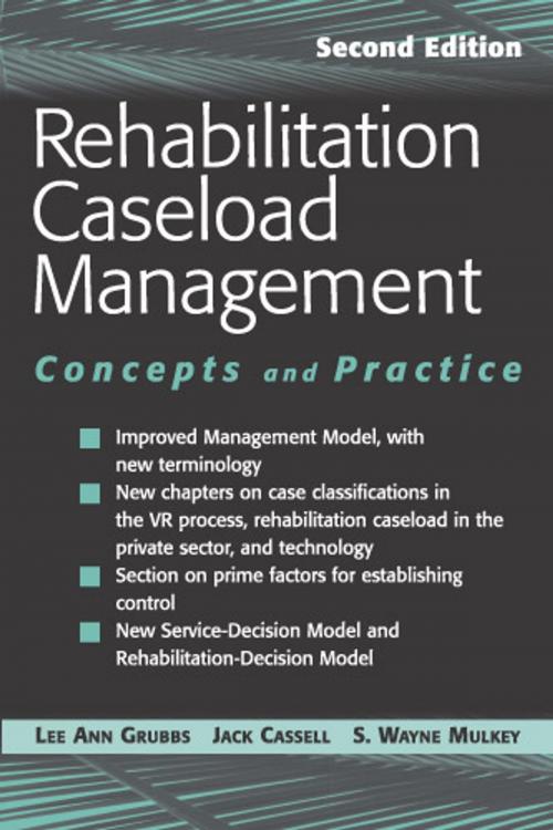 Cover of the book Rehabilitation Caseload Management by Lee Ann R. Grubbs, PhD, CRC, CFLE, Jack L. Cassell, PhD, S. Wayne Mulkey, PhD, CRC, Springer Publishing Company