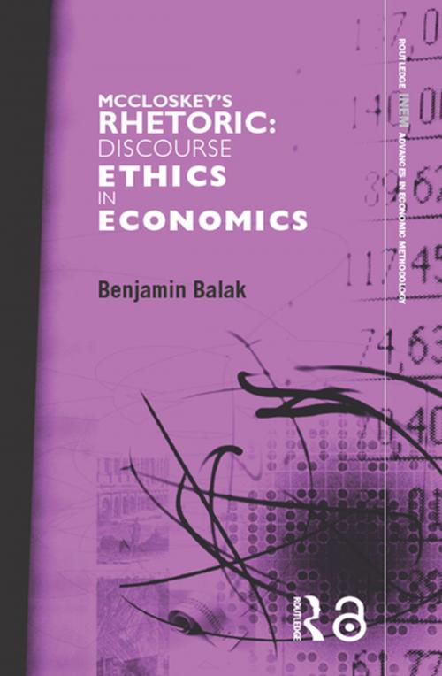 Cover of the book McCloskey's Rhetoric by Benjamin Balak, Taylor and Francis