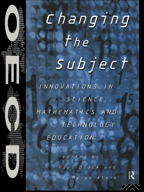 Cover of the book Changing the Subject by , Taylor and Francis