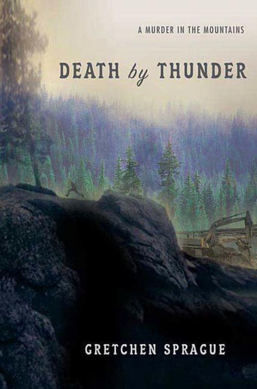 Cover of the book Death by Thunder by Gretchen Sprague, St. Martin's Press