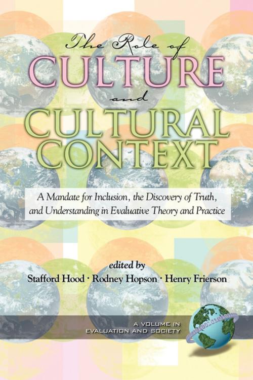 Cover of the book The Role of Culture and Cultural Context in Evaluation by , Information Age Publishing
