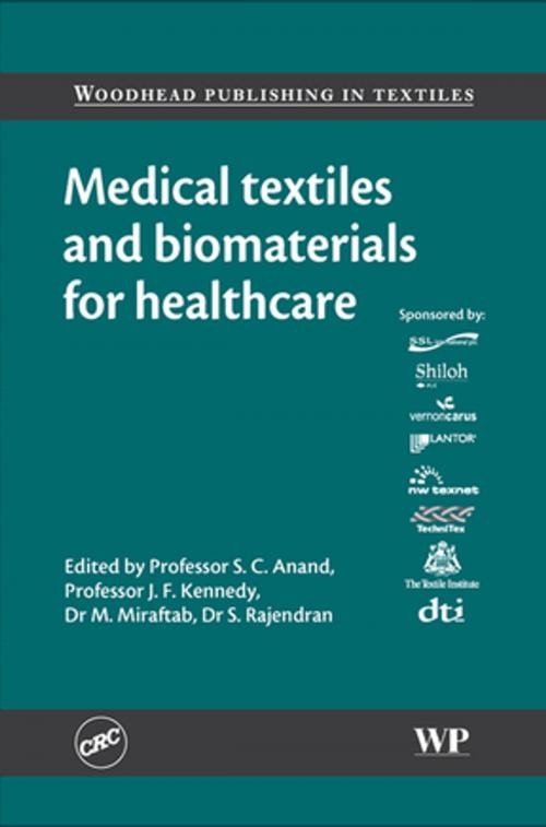 Cover of the book Medical Textiles and Biomaterials for Healthcare by , Elsevier Science
