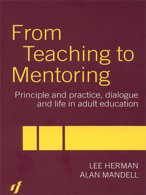 Cover of the book From Teaching to Mentoring by Shaul Shay
