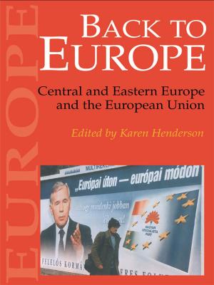 Cover of the book Back To Europe by David van der Linden