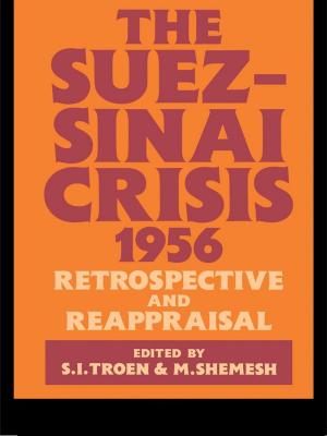Cover of the book The Suez-Sinai Crisis by Thomas E. Wartenberg