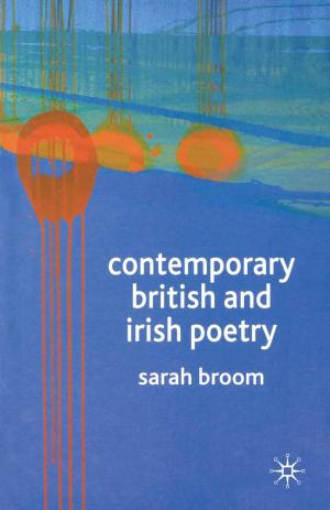 Cover of the book Contemporary British and Irish Poetry by Various