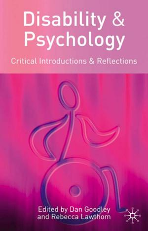 Cover of Disability and Psychology