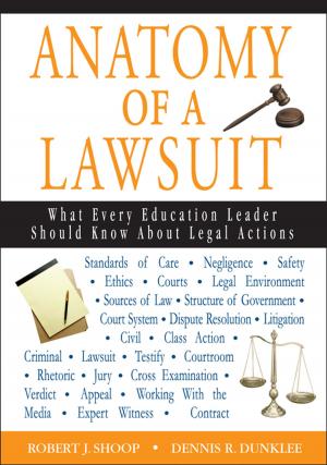 Cover of the book Anatomy of a Lawsuit by Bruce A. Borders