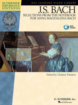 Book cover of J.S. Bach - Selections from The Notebook for Anna Magdalena Bach (Songbook)