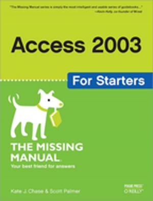 Book cover of Access 2003 for Starters: The Missing Manual